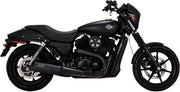Vance & Hines Hi-Output Slip-on In Black For 2015-2020 Street & Street Rod Models #47943