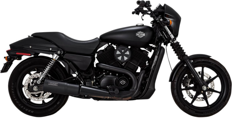 Vance & Hines Hi-Output Slip-on In Black For 2015-2020 Street & Street Rod Models #47943