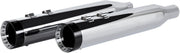 Khrome Werks Chrome 4.50 HP-Plus Slip On Mufflers w/Black Turbine Tips for 2017-2026 Harley-Davidson Touring Motorcycles