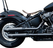 S&S Cycle Black Ceramic Grand National Slip-On Mufflers for 2018-2022 Harley-Davidson Softail