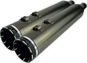 Khrome Werks Smoked Chrome Tracer HP-Plus Slip On Muffler for 2017-2026 Harley-Davidson Touring Motorcycles