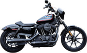 S&S Cycle Grand National EC Euro 4 Slip On Mufflers in Black Finish For 2014-2022 Sportster Models