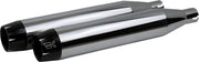 Khrome Werks Chrome 3.5 in. Slip On Mufflers for 2018-2026 Harley-Davidson Softail Motorcycles