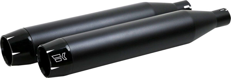 Khrome Werks Black 3.5 in. Slip On Mufflers for 2018-2026 Harley-Davidson Softail Motorcycles