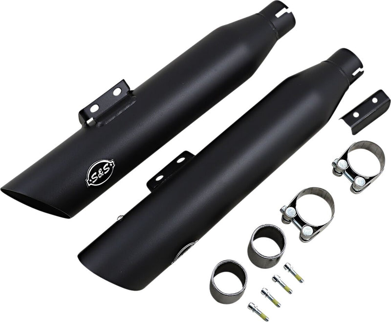 S&S Cycle Slash Cut 50 State Slip On Muffler for 2018-2024 Harley-Davidson Softail
