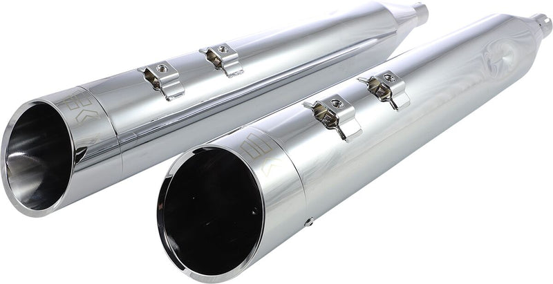 Khrome Werks 4-1/2" Hp-plus® Slip-on Mufflers - Pair - Chrome / Silver for Harley-Davidson Touring & Trike 1999-2016