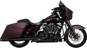 Vance & Hines Torquer 450 Slip-On Mufflers in Black For 2017-2024 Touring Models Machine Cut #46676