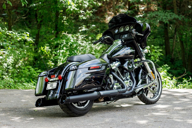 S&S Cycle 4-1/2" MK45 Cutlass Performance Mufflers for 2017-2025 Harley-Davidson Black #550-1010