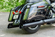 S&S Cycle 4-1/2" MK45 Cutlass Performance Mufflers for 2017-2025 Harley-Davidson Black Each