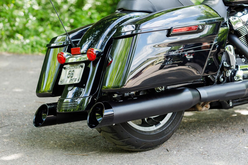 S&S Cycle 4-1/2" MK45 Cutlass Performance Mufflers for 2017-2025 Harley-Davidson Black #550-1010