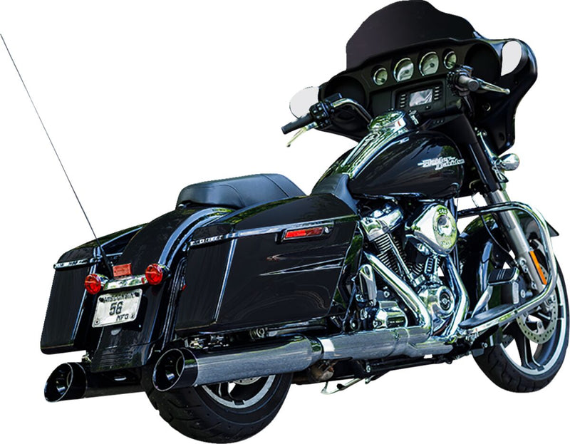 S&S Cycle 4-1/2" MK45 Cutlass Performance Mufflers for 2017-2025 Harley-Davidson Chrome #550-1011