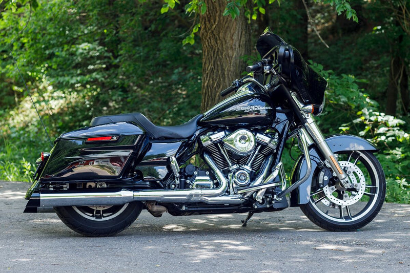 S&S Cycle 4-1/2" MK45 Cutlass Performance Mufflers for 2017-2025 Harley-Davidson Chrome #550-1011