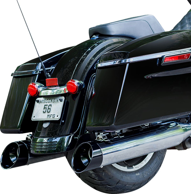 S&S Cycle 4-1/2" MK45 Cutlass Performance Mufflers for 1995-2016 Harley-Davidson Chrome Each