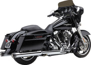 Cobra Gen 2 Neighbour Haters Slip-Ons In Chrome For Harley-Davidson 1995-2016 Touring Models