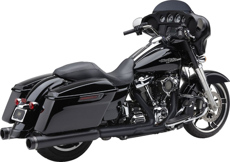 Cobra Muffler Gen 2 4 Inch Neighbour Haters Slip-Ons In Black For Harley-Davidson 2017-2024 Touring Models