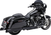Cobra Gen 2 4.5 Inch Upper Cut Neighbour Haters Slip-On Mufflers In Black For Harley-Davidson 2017-2024 Touring Models