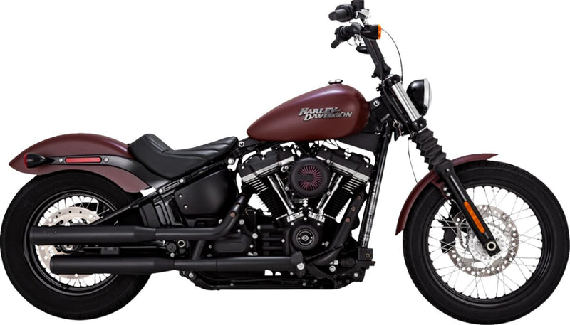 Vance & Hines Eliminator 300 Slip-Ons With PCX Technology In Black For Harley-Davidson 2018-2024 Softail Models