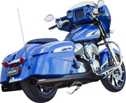 S&S Cycle 4" Broadhead Slip-On Mufflers for 2014-2026 INDIAN Black Pair