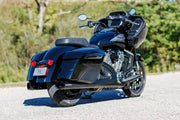 S&S Cycle 4" Broadhead Slip-On Mufflers for 2014-2026 INDIAN Black Pair #550-1075
