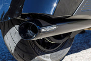 S&S Cycle 4" Broadhead Slip-On Mufflers for 2014-2026 INDIAN Black Pair #550-1075