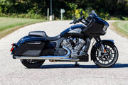S&S Cycle 4" Broadhead Slip-On Mufflers for 2014-2026 INDIAN Chrome Pair #550-1076