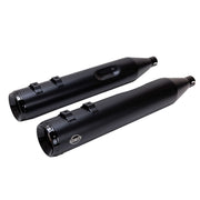 S&S Cycle 4-1/2" GNX Slip-On Mufflers for 1995-2016 Harley-Davidson Guardian Black Pair