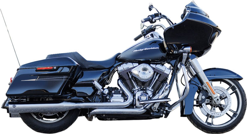 S&S Cycle 4-1/2" GNX Slip-On Mufflers for 1995-2016 Harley-Davidson Chrome Silver Pair