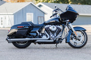 S&S Cycle 4-1/2" GNX Slip-On Mufflers for 1995-2016 Harley-Davidson Chrome Silver Pair #550-1079
