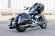 S&S Cycle 4-1/2" GNX Slip-On Mufflers for 1995-2016 Harley-Davidson Chrome Silver Pair