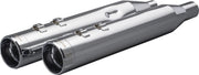 Khrome Werks Chrome HP-Plus 4-1/2 in. Slip-On Mufflers w/Chrome Klassic Tips for 2017-2026 Harley-Davidson Touring Motorcycles