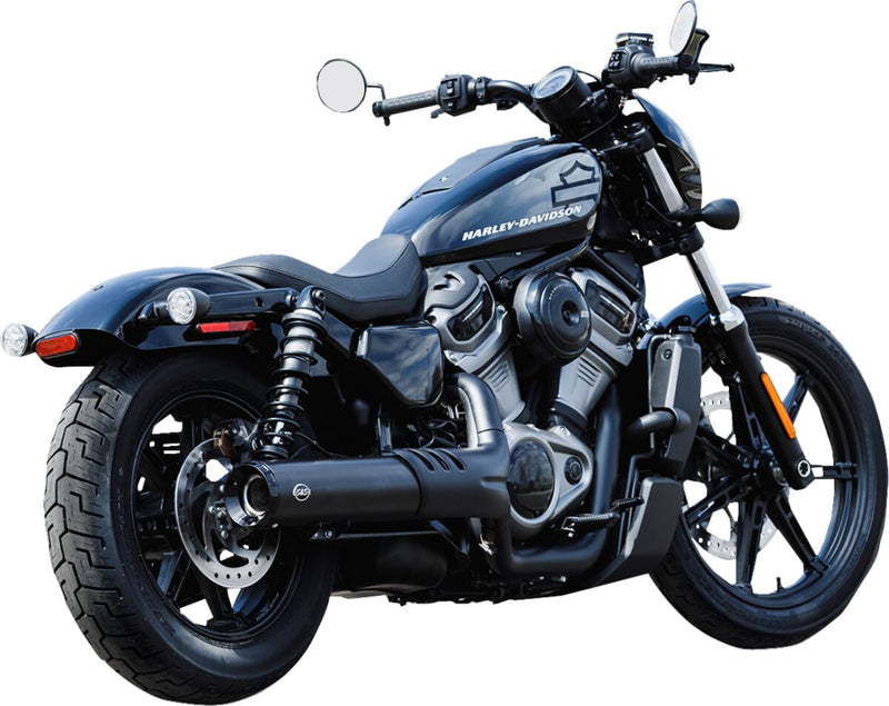 S&S Cycle Grand National Slip-On Mufflers for 2022-2025 Harley-Davidson RH 975 Round Right Kit