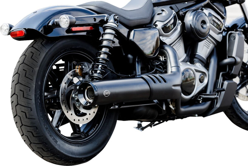 S&S Cycle Grand National Slip-On Mufflers for 2022-2025 Harley-Davidson RH 975 Round Right Kit
