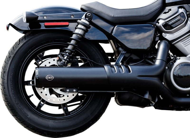S&S Cycle Grand National Slip-On Mufflers for 2022-2025 Harley-Davidson RH 975 Round Right Kit