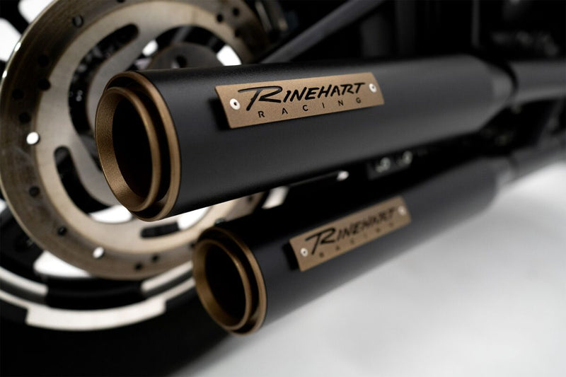 Rinehart Racing 3.5" HP35 Slip-On Mufflers for HD for 2018-2024 Harley-Davidson Right 2 Slip-On Pair