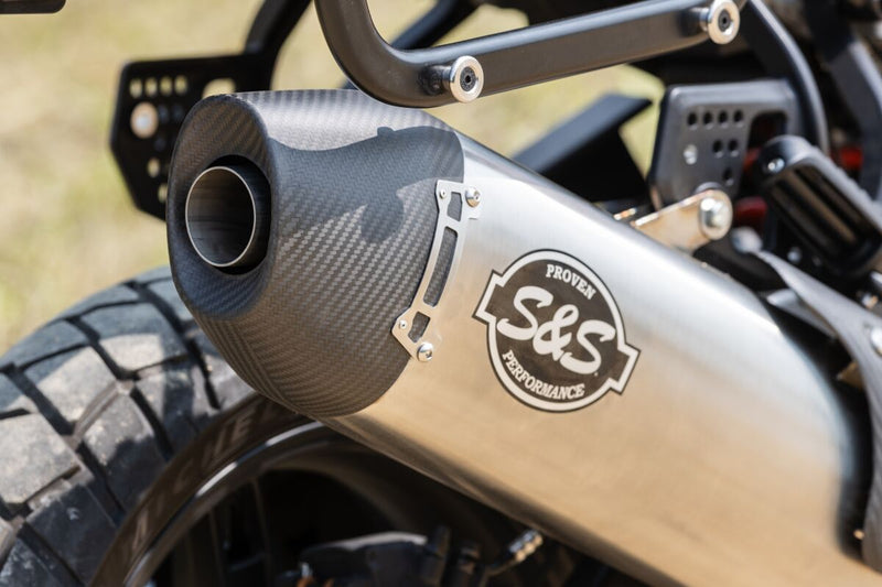 S&S Cycle SO EC SLIP-ON MUFFLER PAN AMERICA for 2021-2026 Harley-Davidson RA 1250 Slip-On Line Exhaust System Right Each