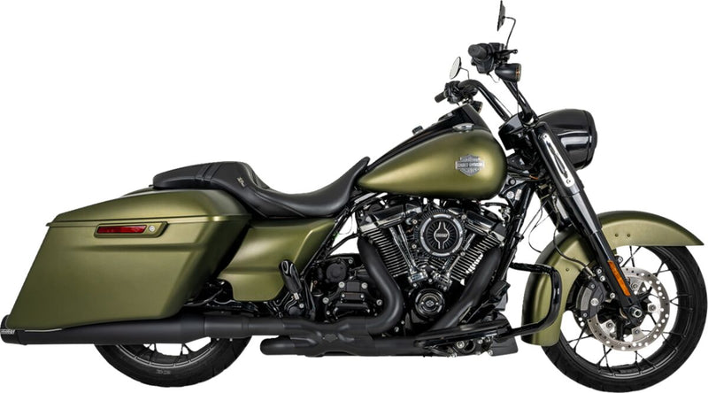 Vance & Hines Blackbird 450 Slip-on Mufflers - Pair - Black / Ceramic / Matte for Harley-Davidson Touring 2017-2026