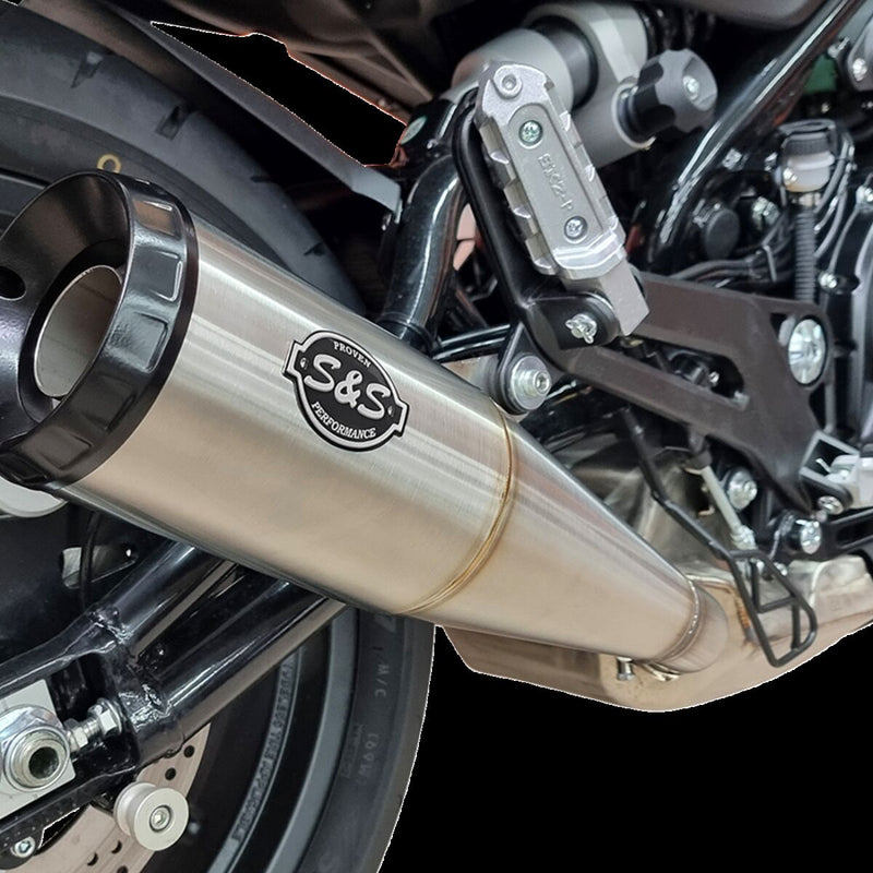 S&S Cycle Grand National Slip-On Muffler Brushed Each