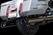 S&S Cycle 4-1/2" MK45 Performance Slip-On Mufflers for 2017-2025 Harley-Davidson Lava Chrome Pair #550-1113