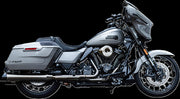 S&S Cycle 4-1/2" MK45 Performance Slip-On Mufflers for 2017-2025 Harley-Davidson Lava Chrome Pair