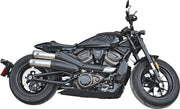 S&S Cycle Grand National Slip-On Mufflers for 2021-2025 Harley-Davidson RH 1250 S ABS Brushed Stainless Steel Pair #550-1111