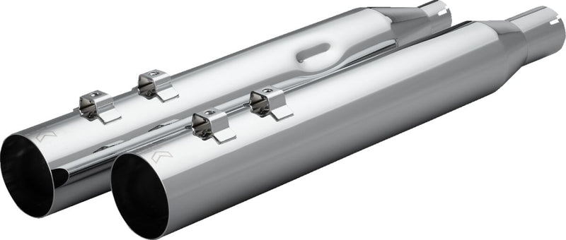 Khrome Werks HP-Plus® Slip-On Mufflers for 2017-2026 Harley-Davidson Straight-Cut Pair #40FST-1012-CHR