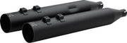 Khrome Werks HP-Plus® Slip-On Mufflers for 1996-2025 Harley-Davidson Straight-Cut Pair #40FST-1021-BLK