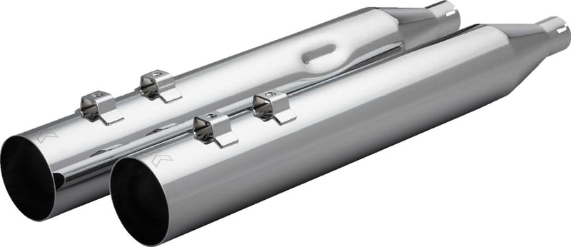 Khrome Werks HP-Plus® Slip-On Mufflers for 1996-2025 Harley-Davidson Straight-Cut Pair #40FST-1021-CHR