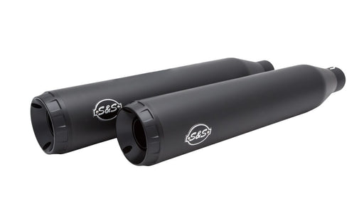 S&S Cycle Grand National Slip-On Mufflers for 2014-2020 Harley-Davidson Round Right Kit