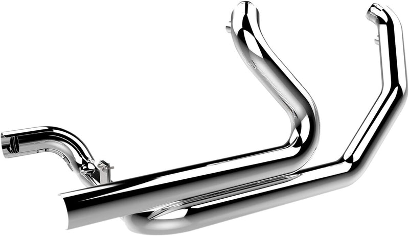 Khrome Werks Chrome 2 Into 2 Crossover Headers w/Heat Shield for 2009-2016 Harley-Davidson Touring Motorcycles