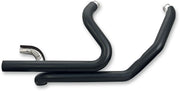 S&S Cycle Black Ceramic Power Tune Dual Headers for 2009-2016 Harley-Davidson Touring Models #550-0143B