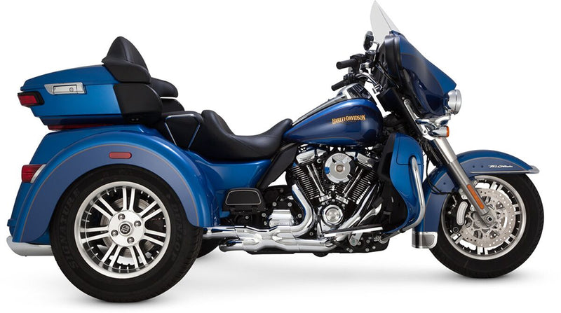 Vance & Hines, Power Dual Trike Adaptor Kit in Chrome For 2017-2020 FLHTCUTG Tri Glide And FLTR Freewheeler Trike Models