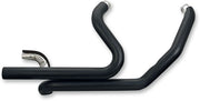 S&S Cycle Black Ceramic Power Tune Dual Headers for 1995-2008 Harley-Davidson Touring Models #550-0142A