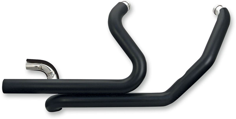 S&S Cycle Black Ceramic Power Tune Dual Headers for 1995-2008 Harley-Davidson Touring Models
