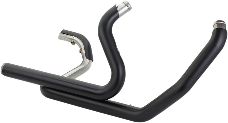 S&S Cycles Power Tune Dual Header System In Black For 2017-2023 Touring Models